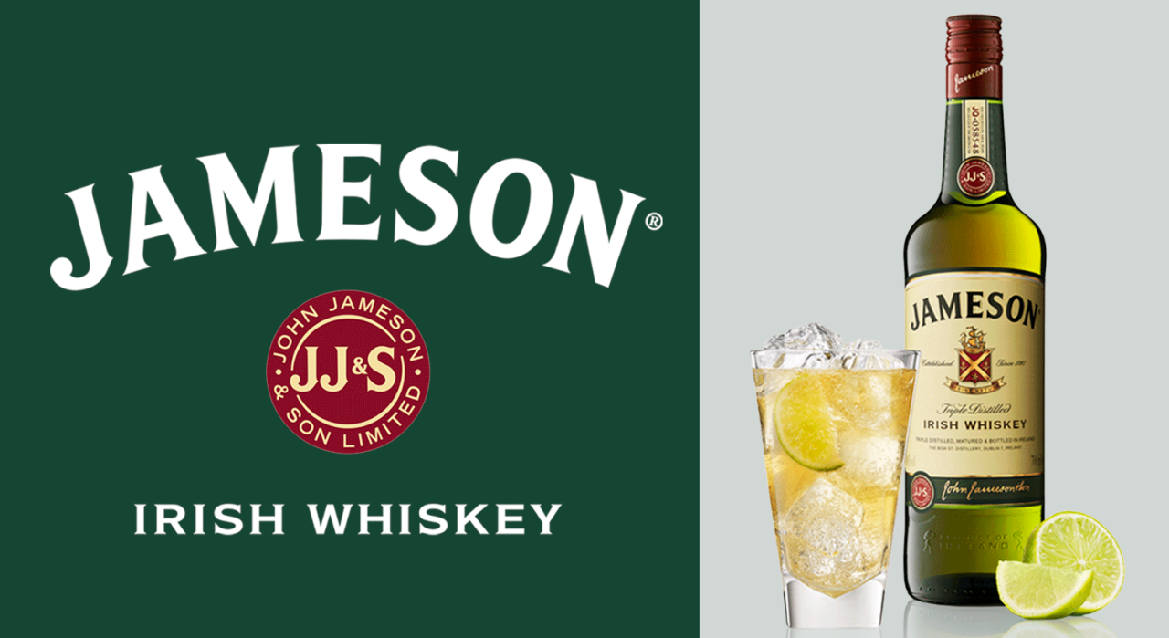 Jameson whisky irlandés